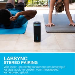 JLab Jbuds Bluetooth Speaker Draadloos - Draagbare Muziekbox - 12 uur Batterijduur - 30 Watt - Bass Boost - IPX6 Waterproof - Multipairing - Instelbare Party Lights - App Equalizer - Zwart — thumbnail 7