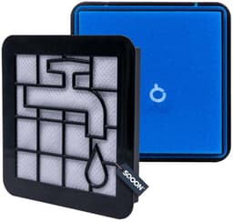 SQOON® Uitwasbaar schuimfilter geschikt voor Philips FC8010/02 stofzuigers - Gelijk aan model: 432200538211 - Inclusief schuiminleg, exclusief uitblaasfilter - Perfecte vervanging voor origineel filter — thumbnail 1