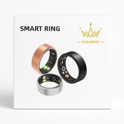 Royal Empire Smart Ring – Slimme Ring voor Heren & Dames – Inclusief Oplaaddoosje – Slaapmonitoring, Hartslag, Bloeddruk & SpO2 – IP68 Waterdicht – Nederlandse App – Zilver – Maat 10 — thumbnail 9