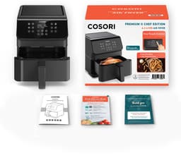 Cosori XXL Chef Edition 6.2 liter Airfryer - Met Bakpapier bakjes - 12 programma's — thumbnail 14