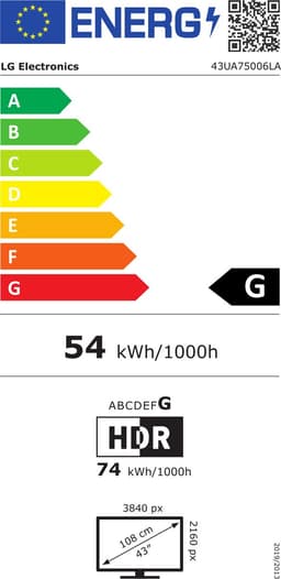 LG 43UA75006LA - 43 inch - 4K LED - 2025 - Smart TV — thumbnail 2