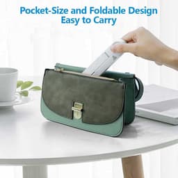 Crrynuo-Verstelbare -tabletstandaard - voor iPad-Samsung Galaxy en Kindle Fire-tablets - Draagbare tabletstandaard - Bureautelefoonhouder voor iPhone-Samsung (zwart) — thumbnail 4