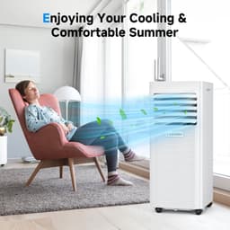 Mobiele Airconditioning 9000 BTU - 3-in-1 Koeler, Luchtontvochtiger en Ventilator met Afstandsbediening — thumbnail 8