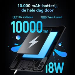 TABWEE Tablet - T60 Pro Tablet - 10000 mAh - 13.4 Inch FHD - 24GB RAM - 256GB ROM - Android 15 Tablet - SD 2TB - 5G WIFI - Grijs — thumbnail 6