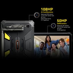 Blackview Active 12 Pro 5G Outdoor Tablet - 11 inch - 48 GB + 1 TB 30000 mAh 120 W snel opladen IP68 waterdicht 108 MP + 50 MP dual sim - zwart — thumbnail 15