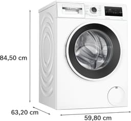 Bosch WAN2827TNL - Serie 4 - Wasmachine met stoom - 9 KG - 1400 rpm - Energielabel A - Iron Assist: vermindert kreukels tot 50% - Stil - Bespaar water met ActiveWater Plus - SpeedPerfect: tot 65% sneller wassen — thumbnail 8