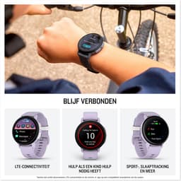 Garmin Bounce 2 - Smartwatch voor kinderen - 43 mm - AMOLED - Live locatie-tracking - Paars — thumbnail 7