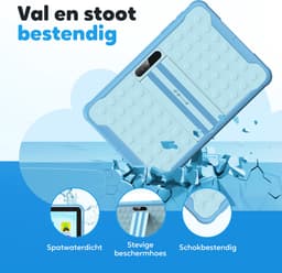 Spoused Kindertablet – 10.1 Inch – Kindertablet vanaf 3 jaar – 64GB – 4GB RAM– 6000 mAh Batterij - Incl. Beschermhoes & Ouder Control app – Blauw — thumbnail 6