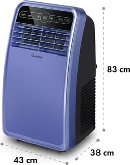 Klarstein mobiele airconditioner met luchtafvoerslang, 4-in-1 airconditioner met ventilator, luchtontvochtiger & nachtmodus, kleine & draagbare airconditioner voor thuis & op kantoor, app-bediening, 7000 BTU,1 kW voor 23 m² - Afstandsbediening — thumbnail 24