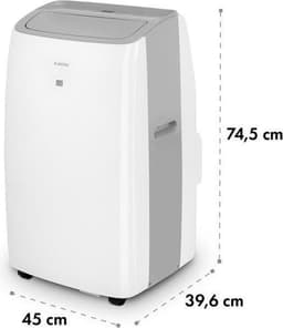 Klarstein Mobiele airconditioner met luchtafvoerslang, 3-in-1 airconditioner met ventilator, luchtontvochtiger & nachtmodus, Kleine & draagbare airconditioner voor thuis & op kantoor, Laag verbruik, 12000 BTU,35 kW - voor Kantoor — thumbnail 26