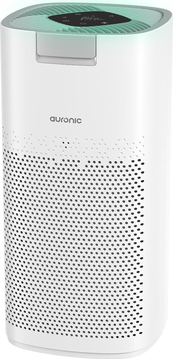 Auronic Luchtreiniger Ultra met HEPA 13 Filter, Ionisator en Koolstoffilter - Ruimtes tot 90m² - CADR-waarde van 450m³/u - Air Purifier - Wit — afbeelding 1