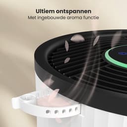 Auronic Luchtreiniger Compact Pro met HEPA 13 Filter, Ionisator en Koolstoffilter - Ruimtes tot 30m² - CADR-waarde van 150m³/u - Air Purifier met Aromatherapie - Wit — thumbnail 8