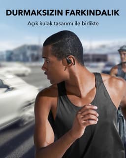 Soundcore AeroFit Pro by Anker - draadloze open oordoppen, supercomfortabel, stevige pasvorm, ergonomisch ontwerp, rijk geluid met LDAC, Bluetooth 5.3, IPX5-waterdicht, 46 u speeltijd, appbediening — thumbnail 7
