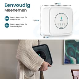 Filair Luchtreiniger - Met Print link - 3 in 1 filter - Luchtreinigers met Hepa Filter - Air Purifier - 36m² - Wit — thumbnail 10