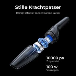 kruimeldief met oplaadstation - Handstofzuiger- 100W Krachtige Zuigkracht - HEPA 13 Filter - Zedar S500 — thumbnail 11