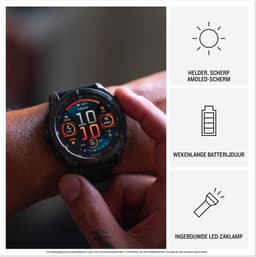 Garmin fenix 8 - 51mm - Multisport Smartwatch - AMOLED-Scherm - Donkergrijs/zwart — thumbnail 10