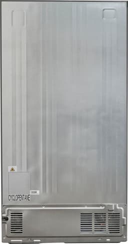 Inventum SKV0178B No Frost energiezuinige Amerikaanse koelkast - 555 liter - Digitaal led-display - IJsblokjesmaker - Stil: 37 dB - Superkoelen - Supervriezen - 2 deuren - Energielabel D - Zwart — thumbnail 8