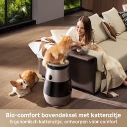 Dreame Luchtreiniger AP10 voor Huisdieren - 360° Haarverwijdering - HEPA Filter - Kattenzitje - Tegen Allergie — thumbnail 9
