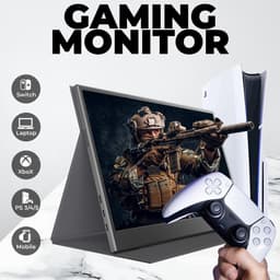 Denver Portable Monitor - Full HD - 15.6" - Draagbare Monitor - Lederen Hoes - HDMI - USB-C - PMO15604 — thumbnail 6