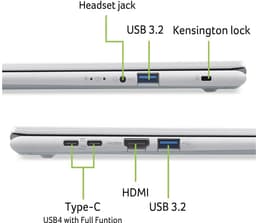 Aspire Go 16 AG16-71P-75HD - Laptop - 16 inch - Core 7 - 32GB - 1TB SSD - Zilver — thumbnail 10