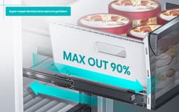 ETNA KCD9194CNF - Koel-vriescombinatie - Energielabel C - 34dB (A) - Metal Tech Cooling - No Frost - Multi-Air Flow - CoolFresh - SmartZone - Super Cool - Fast Freeze - Inverter Compressor - ConnectLife - 284 Liter — thumbnail 14