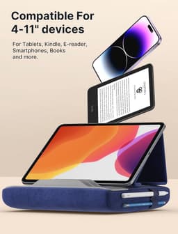 Tablet Kussen Standaard voor 4-11 inch Tablets en Smartphones - Zacht en Duurzaam — thumbnail 6