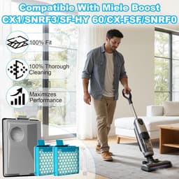 Filter set geschikt voor Miele CX1 Boost - Filter set van 3 stuks –CX FSF HEPA Fijnstoffilter Hygiëne filter (uitblaas) SF HY 60 — thumbnail 7