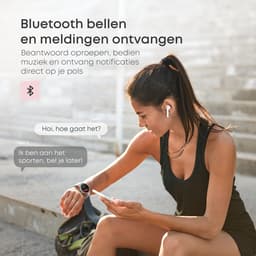 Norva Smartwatch Dames - Sport Horloge met Bellen en Hartslagmeter - AMOLED Scherm - 100+ Sportmodi - Roze Dames — thumbnail 7