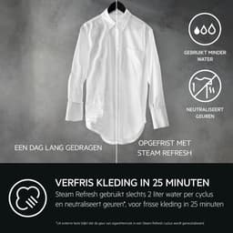 AEG LR7386BB4 7000 serie ProSteam® - Wasmachine - 30% zuiniger dan energielabel A - 8 kg — thumbnail 17