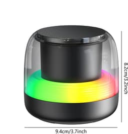 longziming -Draagbare Bluetooth - Mini-luidspreker met ademhalingslichteffecten - Perfect voor kamperen, strand en feestjes — thumbnail 2
