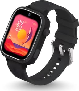 CosmoToys® Smartwatch Kinderen - Incl. Simkaart - 4G - GPS Horloge - Kinder Smartwatch - Tracker - Android - Kinderhorloge Jongen & Meisje - Videobellen - Camera - Zwart — thumbnail 1