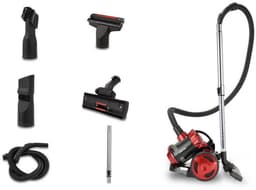 Swiss Pro+ Stofzuiger Zonder Zak - Red - Stofzuigers - Vacuum Cleaner Zakloos - 1600W - Sterke Zuigkracht - HEPA Filter - Compact, Licht & Krachtig - Gemakkelijk Schoon Te Maken — thumbnail 16