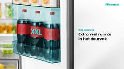 Hisense RS3P558NEFD - Amerikaanse koelkast - No-Frost - 178 cm hoog - 544 liter - Energielabel D - Invriesvermogen 12 kg/24u - Geluidsniveau 37 dB - LED Display - SuperCool - FastFreeze - Deuralarm - Inverter Compressor - Multi Airflow — thumbnail 10