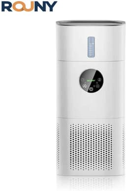 De Warenloods - 2-in-1 Luchtreiniger en Luchtbevochtiger - Tegen vieze geurtjes, huisstofmijt en huisdierallergie - H13 True HEPA-filter - 35-60m² - 25dB - Afneembare Bevochtigingsmodule - Wit — thumbnail 1
