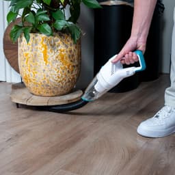 Wellewares - Kruimelzuiger Snoerloos - Handstofzuiger Draadloos - Nat en Droog Zuigen - Groen Wit — thumbnail 7