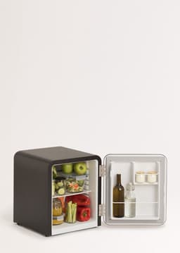 CREATE - Koelkast in retrostijl - Zwart - Handvat Gebroken wit - FRIDGE RETRO 48L — thumbnail 7