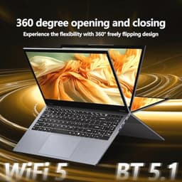 39.6 cm (15.6 inches), 2 in 1 laptop, Ryzen 3 3200U, processor, 16 GB RAM, 512 GB SSD, laptop, PC, 1080p laptop, RJ45, type C, USB 3.0, ultra-thin and lightweight — thumbnail 3