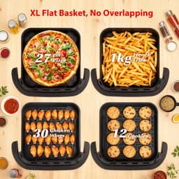 Aigostar Airfryer XL Surface - 4L - Voor Pizza - Zwart — thumbnail 4