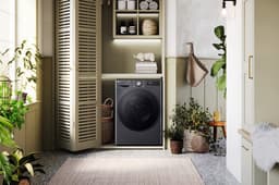 LG RH90V9ZVEN warmtepompdroger 9kg Zwart - Zelfreinigende condensor - Dual Inverter Heat Pump voor energiezuinig en zorgvuldig drogen - Eco Hybrid, sneller drogen of extra energiebesparing. Energieklasse A+++ — thumbnail 4