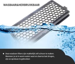 Replacements® HEPA-filters geschikt voor Miele Active AirClean 50 – Voor Complete C3, C2, S8, S6, S5, S4 - Vervangt SF-HA 50 - 3 stuks — thumbnail 3