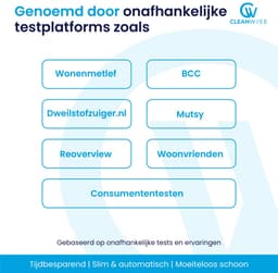 CleanWise Henk Robotstofzuiger + Onderhoudspakket – Nederlands Product – Voor Huisdieren – Met Dweilfunctie & Laadstation – Dweilrobot – 4500 Pa – HEPA 14 – Ultra dun 7,4 cm – App & Spraakbediening – Voor Huisdierharen, Harde Vloeren & Tapijt — thumbnail 8