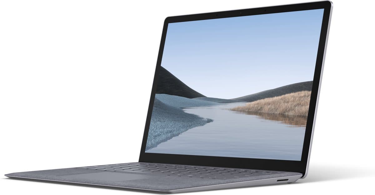 Microsoft Surface Laptop 3 Intel® Core™ i5 i5-1035G7 34,3 cm (13.5") Touchscreen 8 GB LPDDR4x-SDRAM 256 GB SSD Wi-Fi 6 (802.11ax) Windows 10 Pro Platina — afbeelding 1