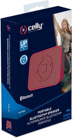 Celly - UpMidi Bluetooth Speaker met Microfoon 4 Uur - Kunststof - Rood — thumbnail 3