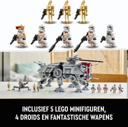 LEGO Star Wars AT-TE Walker Verstelbaar Model met Clone Troopers en Droid Figuren - 75337 — thumbnail 20