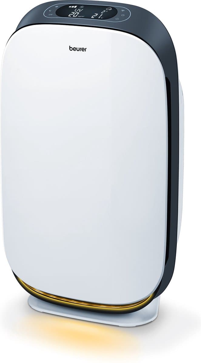 Beurer LR 500 Connect Luchtreiniger - 3 x Filter: voorfilter + HEPA H13 filter + actief koolfilter en UV licht – Tot 106 m2 – Wifi - App - Nachtmodus – Timer – 4 Standen + Turbo – Magic LED display – Kleurweergave luchtkwaliteit - 3 Jaar garantie — afbeelding 1