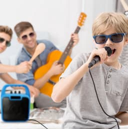 Celly - Kidsparty Wireless Speaker with Microphone and Stickers — thumbnail 4
