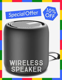 Mini Wireless Speaker-Draadloze Luidspreker Waterdichte Stereo Sound Draadloze Luidspreker | Met Handvat 5.0 Bluetooth Speaker Antislip Siliconen Bodemmat, Mini Ip67 Waterdichte Hifi Subwoofer, Bt 5.0 Handsfree Black Friday en Sinterklaas — thumbnail 8