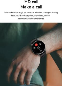 DrPhone DTX Ultra2 – 1.43” AMOLED Smartwatch – Always-On Display – Belfunctie – Hartslag-, Bloeddruk- & Zuurstofmeter – Smartwatch met App – Rosegoud/Goud — thumbnail 9