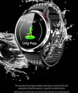Belesy® Tachy - Smartwatch Dames - Smartwatch Heren - Horloge - 1.3 inch - Kleurenscherm - Stappenteller - Bloeddruk - Hart ECG - Mutli sport - Zilver - Blauw - Siliconen - Moederdag — thumbnail 19