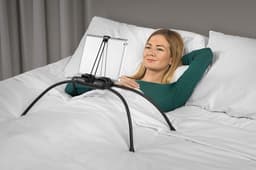 Tablet standaard - Tablet & Telefoonhouder voor het bed, de bank of een oneffen oppervlak Universeel — thumbnail 4